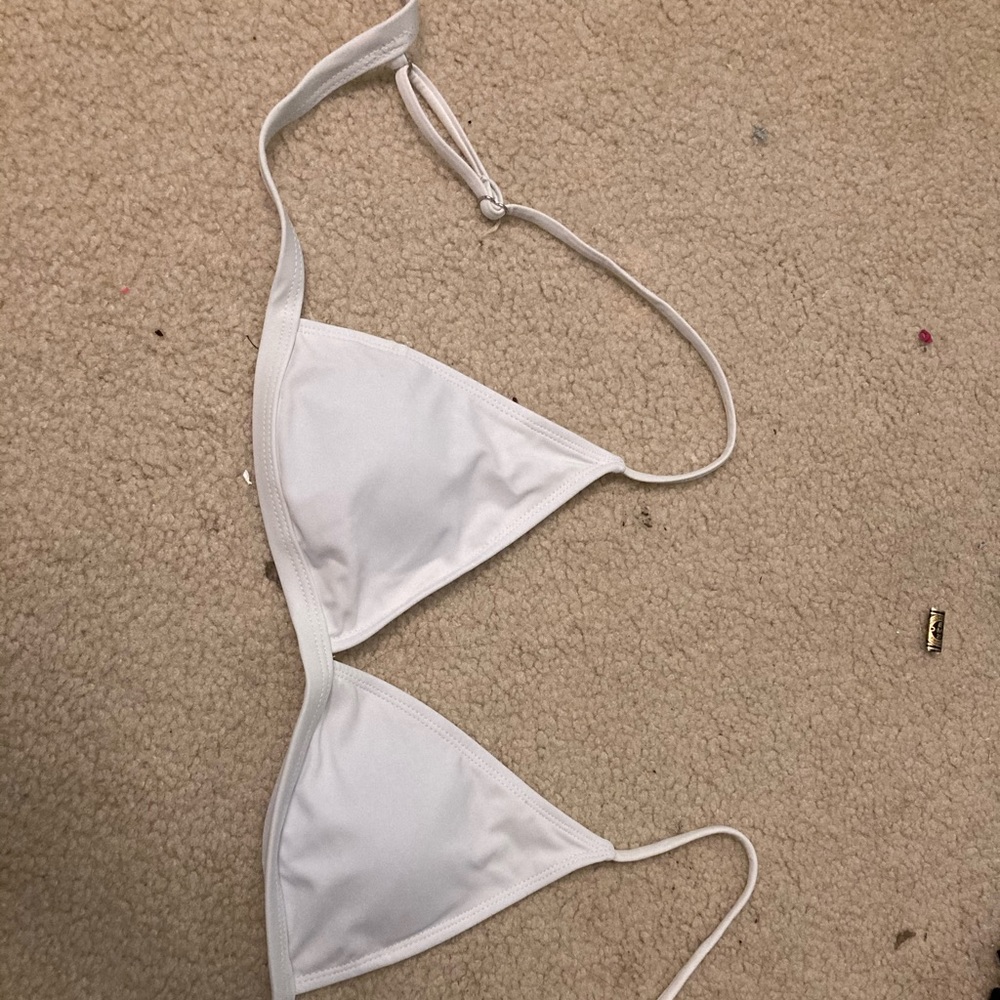 White Triangle Bikini